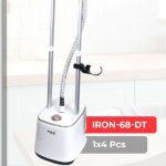اتو ایستاده و بخارگر مکسی مدل IRON-68-DT با پایه دو میلهای و آویز - kaluxx