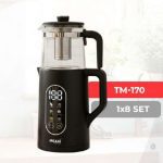 چای ساز روی‌هم مکسی مدل TM-170 با صفحه نمایش دیجیتال لمسی - kaluxx